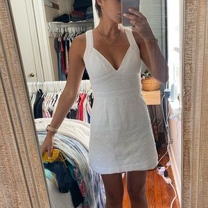 Handmade White Eyelet Dress
